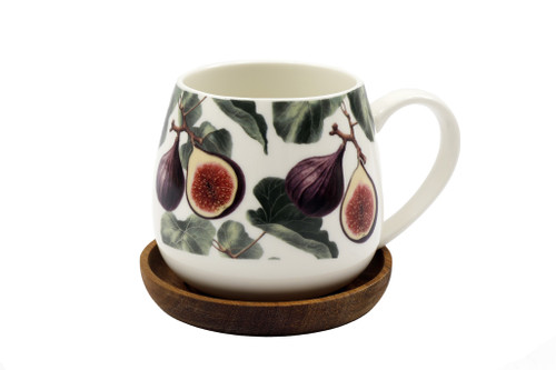 8.5Cm Fig Mug & Coaster Set