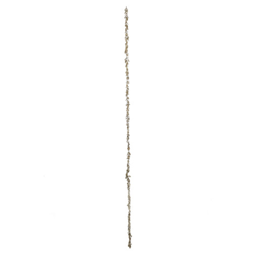 Sparkle Box Leaf Garland - Champagne - 180cm