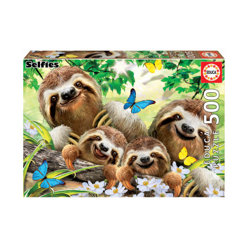Sloth Family Selfie 500pc  Puzzle