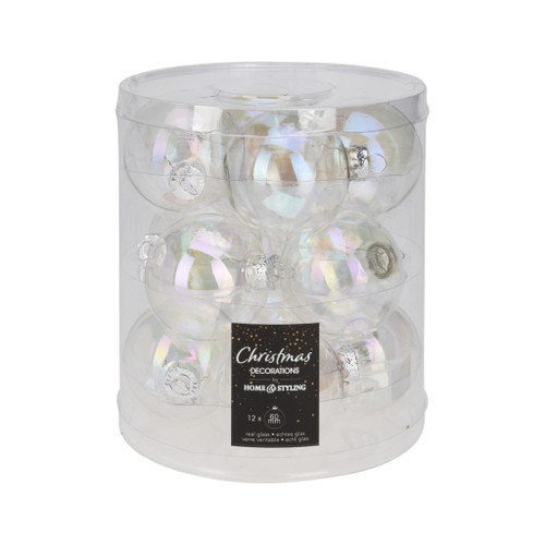 Xmas Ball 60Mm S12 Irridescent