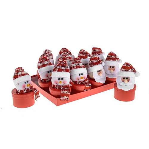 Santa And Snowman Treatbox 2Ast Cdc