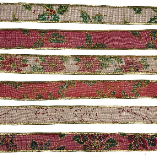 Ribbon Flwr Berry 6 Ast 457Cm