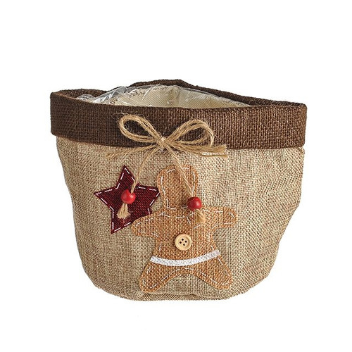 Novelty Gingertbread Pot 20Cm