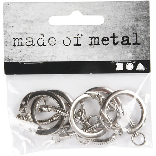 Key Chain, L: 6 cm, D: 2,3 cm, 5 pc/ 1 pack