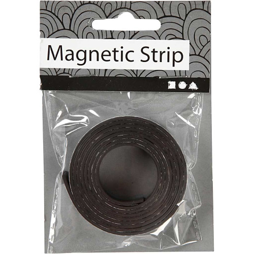 Magnetic Strip, W: 12,5 mm, thickness 1,5 mm, 1 m/ 1 pack