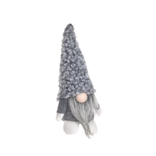 Ceramic & Fabric Black Gonk S 8.5x7.5x18Cm