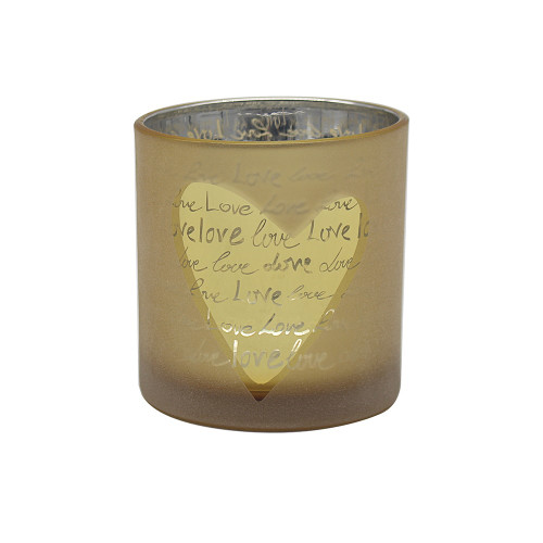 Candle Holder Mirror Heart 8