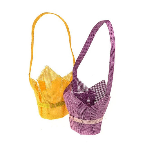 Bloom Jute Plastic Lined Pot Large Asst