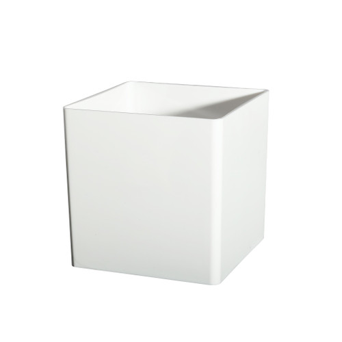 Acrylic Cube White 15X15cm