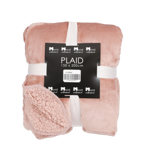 Mardy fleece plaid peach - l200xw150cm 