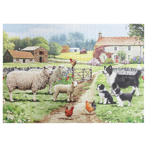 Collie&Sheep 1000Pc Jigsaw