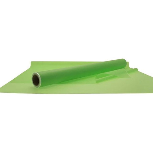Cellophane Frosted Lime 80cm 50m