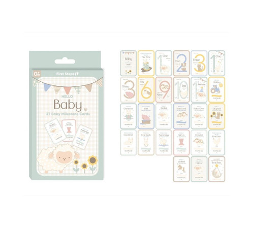 Farm Friends Baby Milestonecards