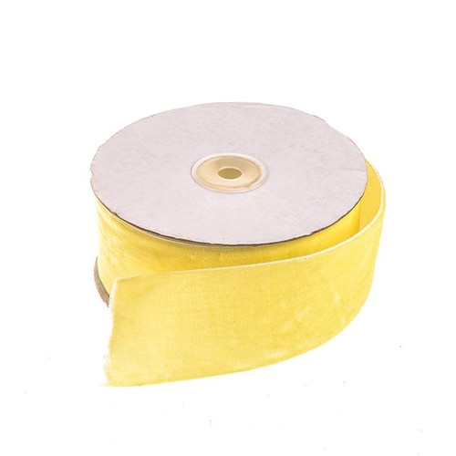 Velvet Ribbon Ivory 50Mm