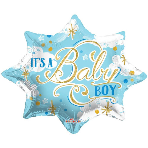 18" Its A Baby Boy Foil Balloon