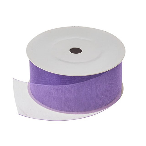 Organza Ribbon Purple 32 mm x 25 m