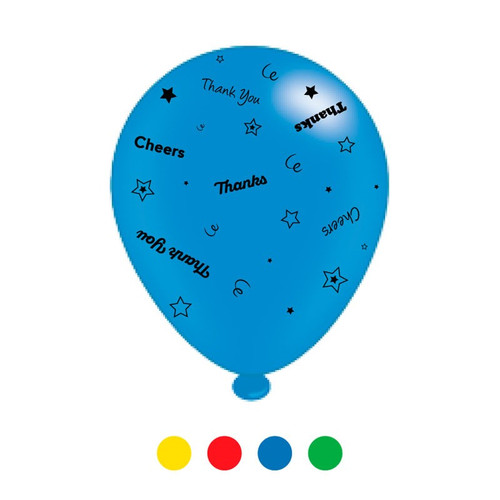 Balloon Thank You Latex Pk8