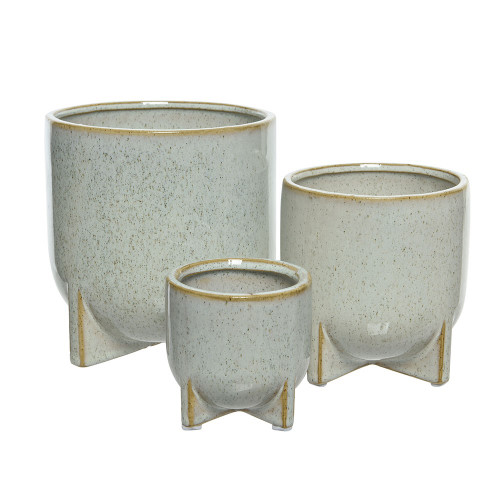 Planter Stoneware Set Of 3