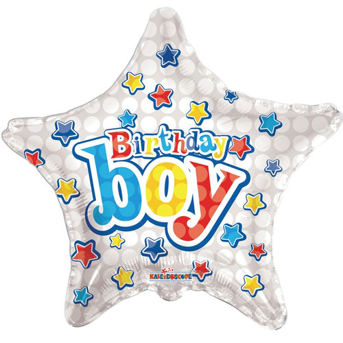 18" Happy birthday Boy Foil Balloon