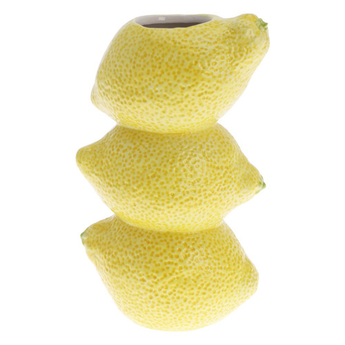 Vase Lemon Triple Stacked 