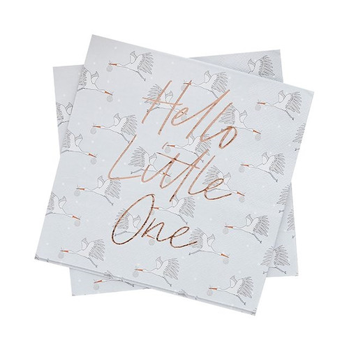 Hello Little One Napkin from Country Baskets
