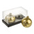 Candle Bauble Set Gold 7 cm 2 Pack