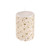 Pillar Candle Embossed Gold Stars