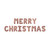 Merry Christmas Foil Balloon Rose Gold from Country Baskets