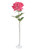 Artificial Single Stem Rose Pink 68 cm from Country Baskets