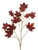 Artificial Maple Leaf Spray Red 71 cm