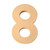 Craft Paper Mache Number 8 from Country Baskets