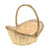 Trug Basket Curved Natural Willow Small