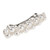 Hair Clip Spring Mixed Beads Ivory
