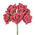 Foam Rose Bunch Hot Pink 6 Heads