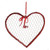 Heart Display Decoration Red 50 cm