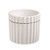 Abigail White Cement Pot 12.5 cm