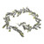 Artificial Bay Leaf Garland Silver Finish from Country Baskets