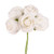 Foam Rose White 6 Bunch