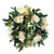 Artificial Eternity Table Candle Ring Cream 33 cm from Country Baskets
