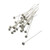 Diamante Corsage Pin Silver 4 cm from Country Baskets