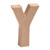 Paper Mache Mini Letter Y from Country Baskets
