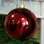 Burguny Shiny Shatterproof 30cm x 1 from Country Baskets