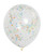 Multi Colour Confetti Balloon Pack of 6