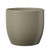 Basel Fashion Ceramic Pot Matt Light Grey H15 cm from Country Baskets