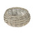 Rattan Bowl Round Small Plastic Lined grey