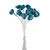 Ribbon Rose Diamante Dark Turquoise from Country Baskets