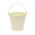 Zinc Bucket Cream 12.5 cm from Country Baskets