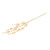 Pearl Leaf Bead Stem Cream & Gold 22 cm from Country Baskets