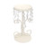 Metal Candle Stand with Acrylic Droplet Detail 20 cm from Country Baskets