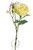 Lydia Cabbage Rose Spray Lemon 39 cm